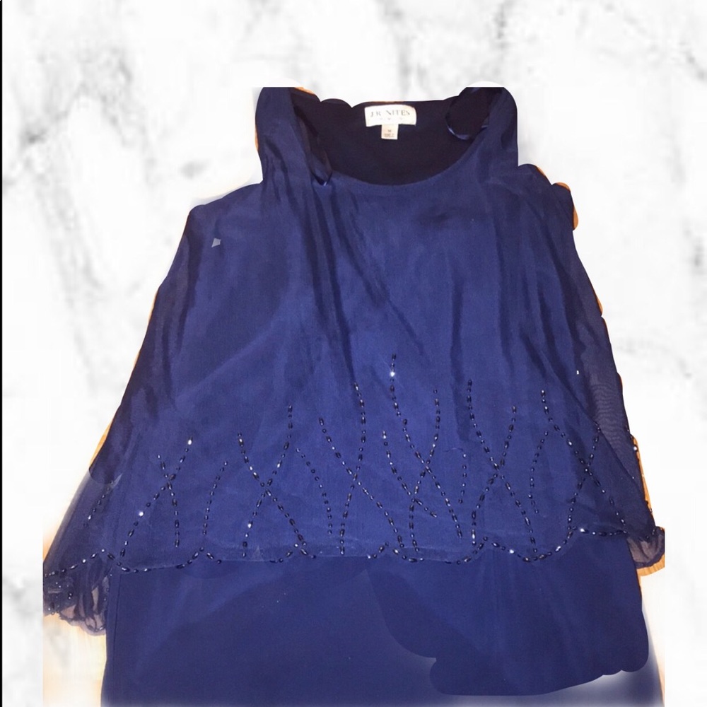 Blue church dress